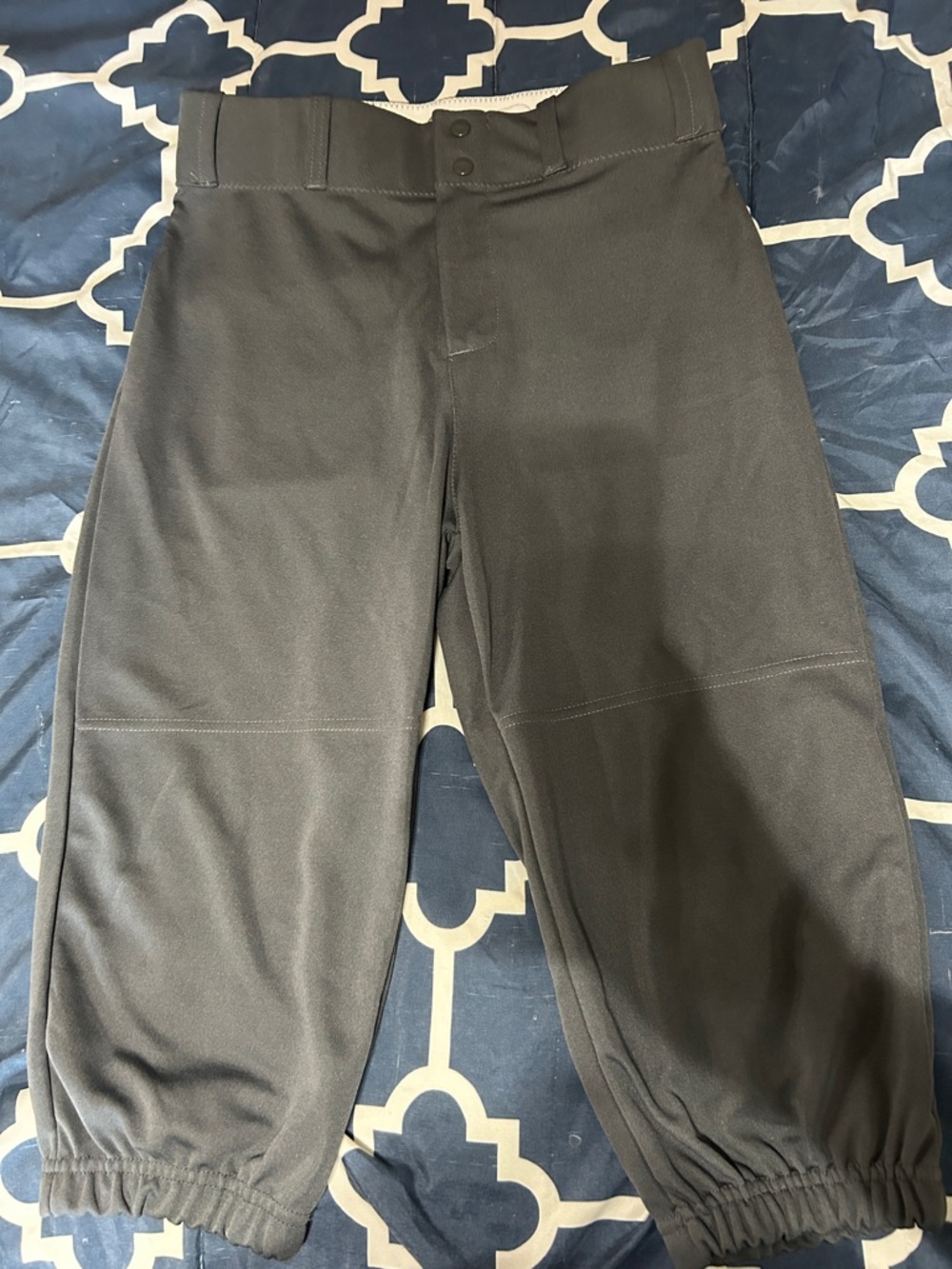 Men's Dark Gray Athletic Baseball Pants size L